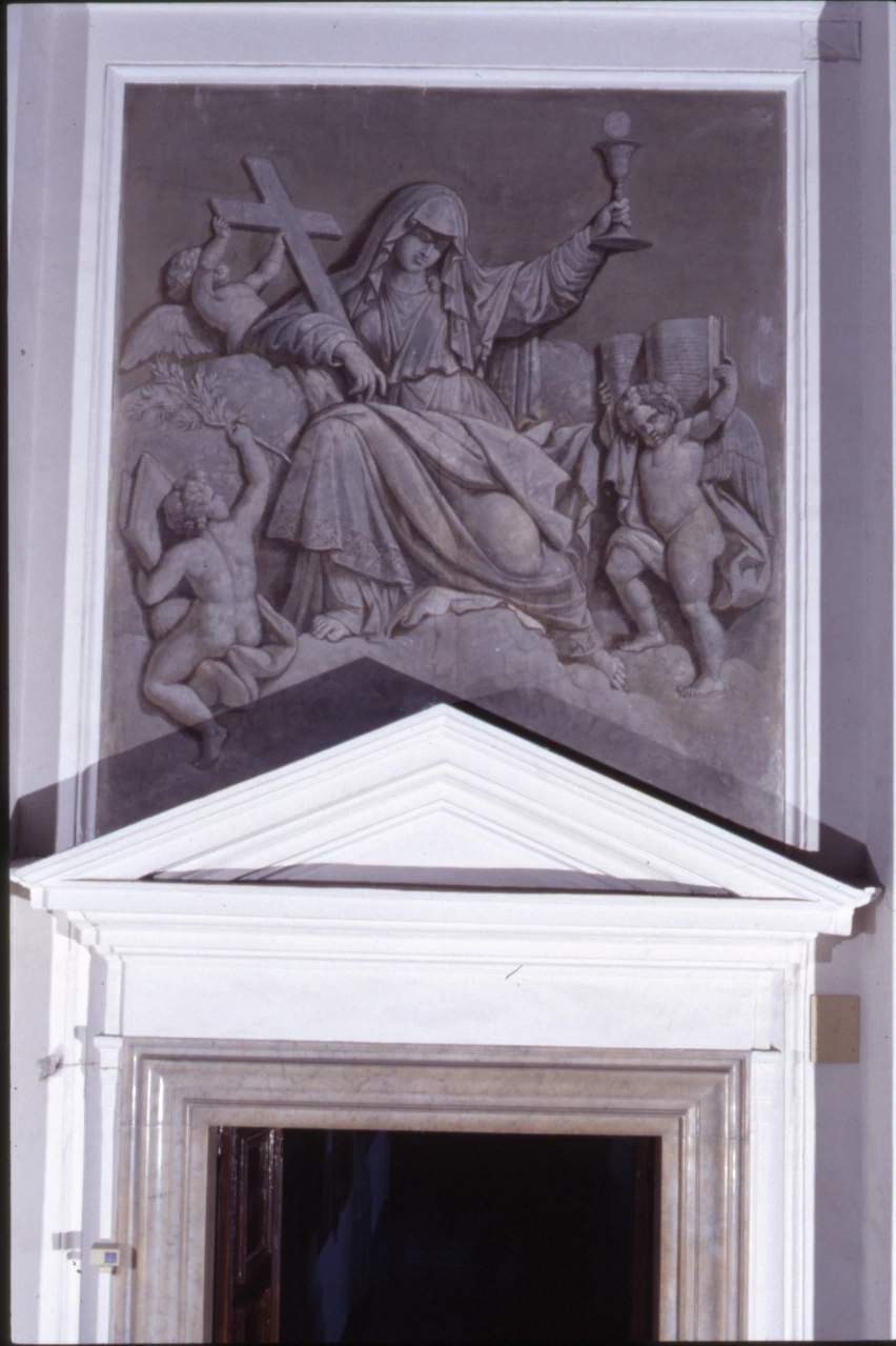 Figura allegorica femminile - Chiesa della Trinità dei Pellegrini, Napoli